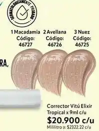 Nova Venta Vitú - corrector elixir tropical oferta