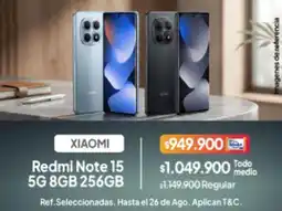 Jumbo Xiaomi - redmi note 15 5g 8gb 256gb oferta