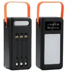 Falabella Dispositivo de Carga Portátil 60000mah Carga Rápida Pd con 4 Cables Incluidos oferta