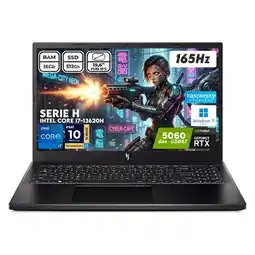 Falabella Portátil Gamer Nitro V15 Intel Core I7 13620h Ram 16gb Ssd 512Gb Rtx 5060 8Gb + Kaspersky W11 oferta