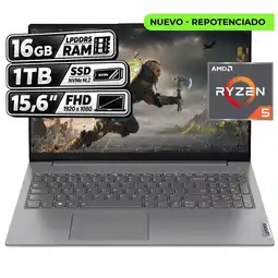Falabella PORTÁTIL V15 G4 AMN - AMD RYZEN 5 7520U - 16GB RAM - 1TB SSD - 15.6 FHD - RJ45 ETHERNET oferta