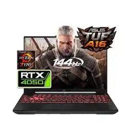 Falabella Portátil Gamer Tuf A16 Ryzen 7 170 16 4 TB SSD RTX 4050 6GB 165Hz 16 WUXGA 144Hz oferta