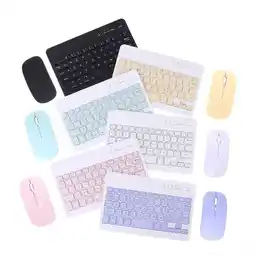 Falabella Teclado Bluetooth Recargable Mouse Keyboard Color oferta