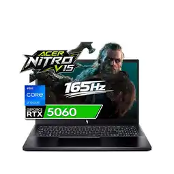 Falabella Portatil Gamer Nitro V15Core I7 13620H 8 4 TB SSD RTX 5060 8 GB Negro 15,6 FHD 165 Hz IPS oferta