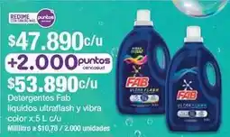 Jumbo Fab - detergentes liquidos ultraflash y vibra color oferta