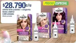 Jumbo Palette - tinte + oxigenta gramo oferta
