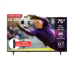 Falabella Televisor 75 pulgadas 4K UHD QNED Mini LED 75QNED65BSA Incluye AI Magic Remote oferta
