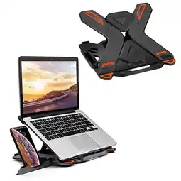 Falabella Soporte Plegable para Computador Portátil y Celular con Base Giratoria oferta