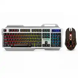 Falabella Teclado Y Mouse Gamer Alambrico Retroiluminado Jertech Km950 oferta