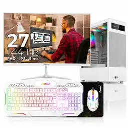 Falabella Computador Gamer Ryzen 5 5600GT /SSD 512GB /DDR4 16GB RAM / Monitor 27 Pulgadas 144Hz oferta