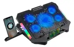 Falabella Base Refrigerante Gamer S500 Rgb 5 Ventiladores Plegable oferta