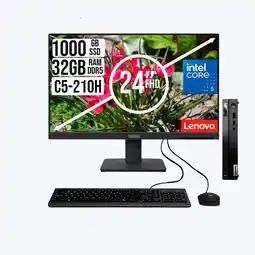 Falabella Computador Tiny Neo 50Q Intel Core 5-210H SSD 1TB RAM 32GB S24-FHD oferta
