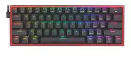 Falabella Teclado K616 FIZZ PRO RGB Negro Switch Red de Materiales Resistentes y Respuesta Lineal oferta