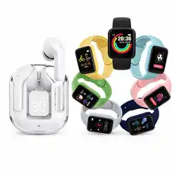 Falabella Smartwatch D20 + Audífonos Inalámbricos | Combo Inteligente 2 en 1 oferta