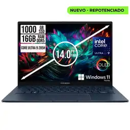 Falabella Portatil Zembook 14 Intel Core Ultra 9 285H RAM 16GB SSD 1TB Oled Wuxga 14 oferta
