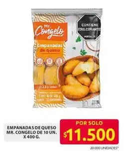 Ara Mr. Congelo empanadas de queso oferta