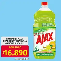 Ara Ajax limpiador bicarbonato naranja / limón oferta