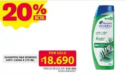 Ara Head & Shoulders Shampoo H&S Romero Anti-Caída oferta