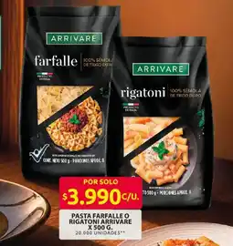 Ara Arrivare pasta farfalle o rigatoni oferta