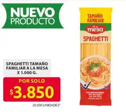 Ara A la mesa spaghetti oferta