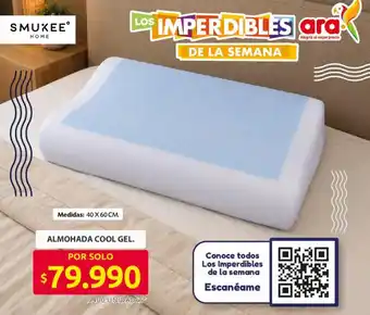 Smukée home almohada cool gel