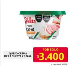 Ara De la Cuesta queso crema oferta