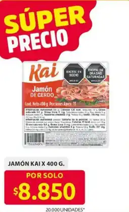 Ara Kai jamón de cerdo oferta