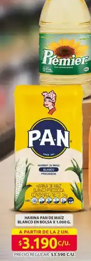 Ara Harina pan de maiz blanco en bolsa oferta