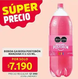 Ara Postobón bebida gaseosa manzana oferta