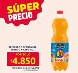 Ara Hit refresco de fruta mango oferta