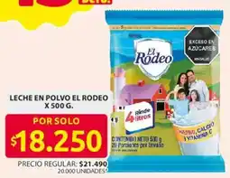 Ara El Rodeo leche en polvo oferta