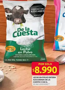Ara De la Cuesta leche en polvo entera azucarada oferta
