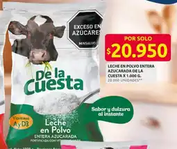 Ara De la Cuesta Leche en Polvo Entera Azucarada oferta