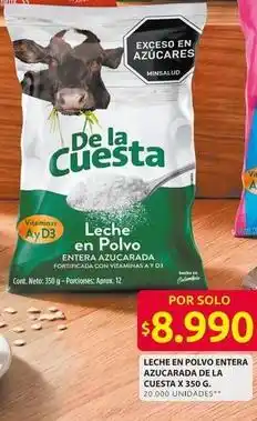 Ara Cuesta - leche en polvo entera azucarada oferta