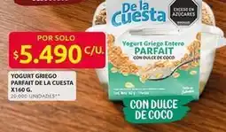 Ara Griego - yogurt griego parfait con dulce de coco oferta
