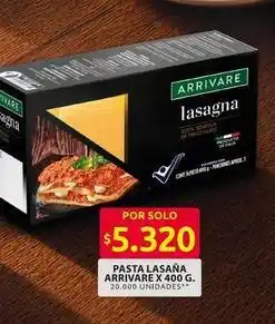 Ara Arrivare - pasta lasaña oferta
