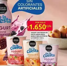 Ara Cuesta - yogurt con trozos oferta