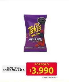 Ara Takis - takis fuego spider-man oferta