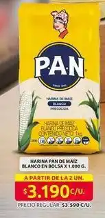 Ara Harina de maíz blanco precocida oferta