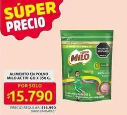 Ara Milo - alimento en polvo milo activ-go oferta