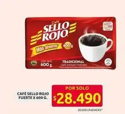 Ara Sello rojo - café fuerte oferta