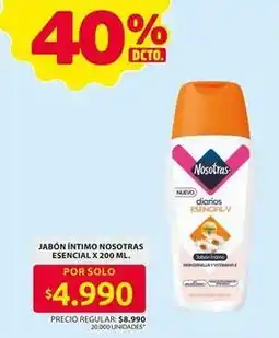 Ara Nosotras - jabón íntimo esencial oferta