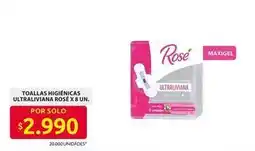 Ara Rose & rose - toallas higiénicas ultraliviana oferta