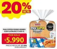 Ara Bimbo - pan super perro con ajonjolí oferta