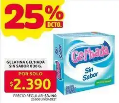 Ara Gel'hada - gelatina sin sabor oferta