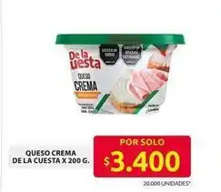Ara Cuesta - queso crema oferta