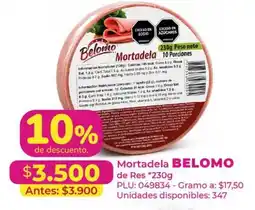 Belalcazar Belomo Mortadela oferta