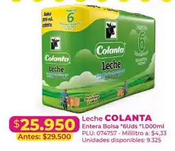 Belalcazar Leche colanta oferta