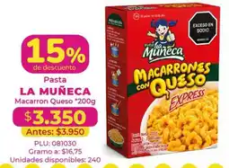 Belalcazar La Muñeca Macarrones con Queso oferta