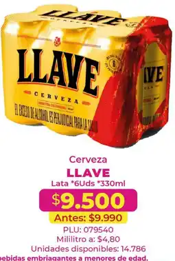 Belalcazar Cerveza Llave oferta